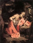 BAROCCI, Federico Fiori St Jerome oil on canvas